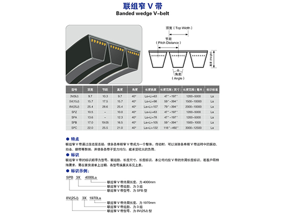 banded wedge v belt